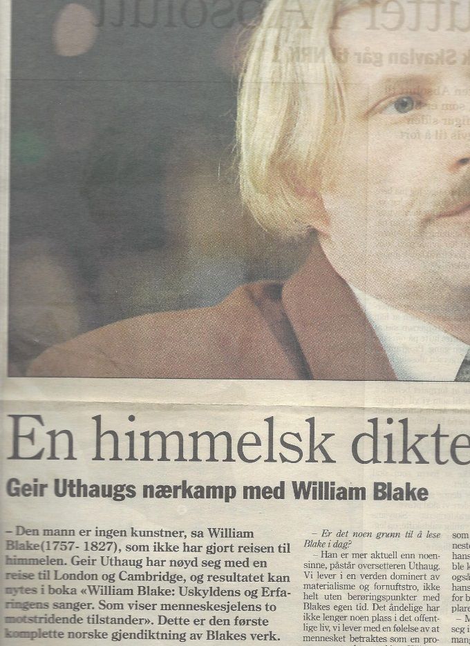 Intervju i Vårt Land 